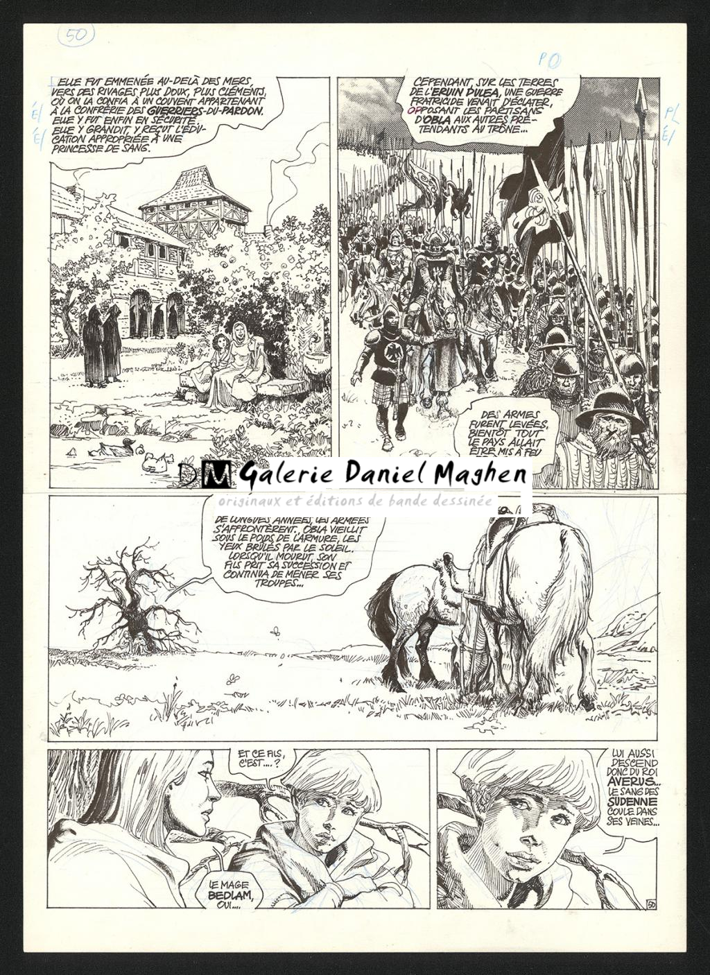 Planche originale n°50 - Grzegorz Rosinski - Encre de Chine sur papier - 6003