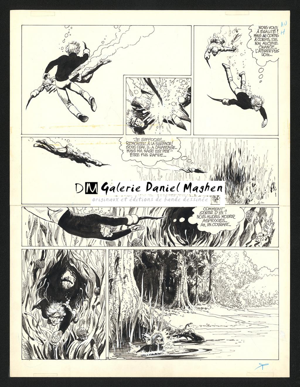 Planche originale n°27 - Grzegorz Rosinski - Encre de Chine sur papier - 6020