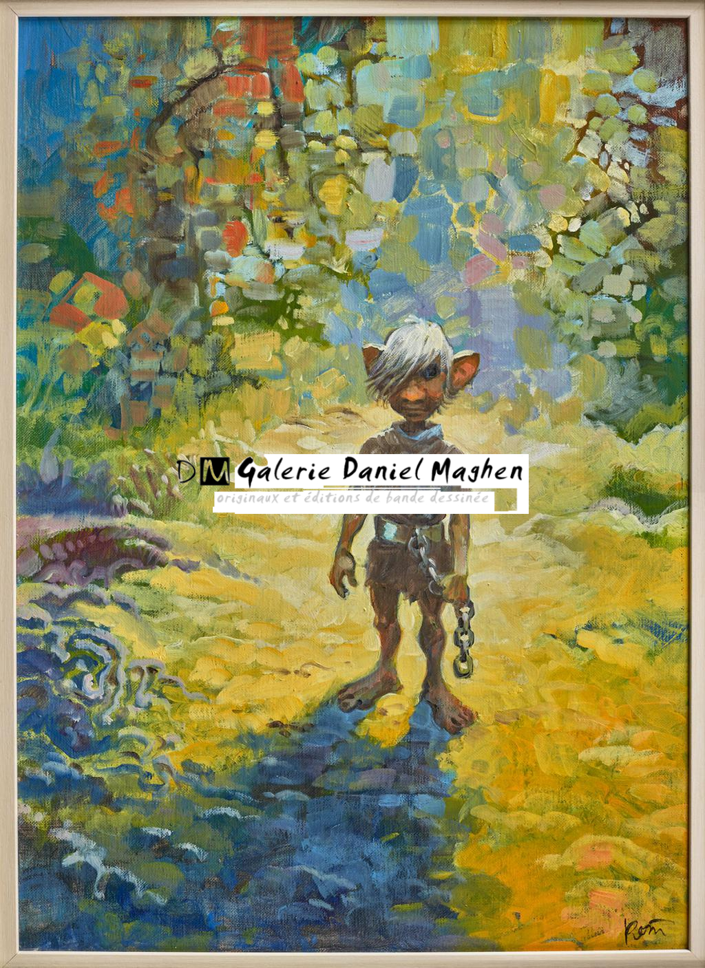 Illustration originale - Grzegorz Rosinski - Huile sur toile - 6018