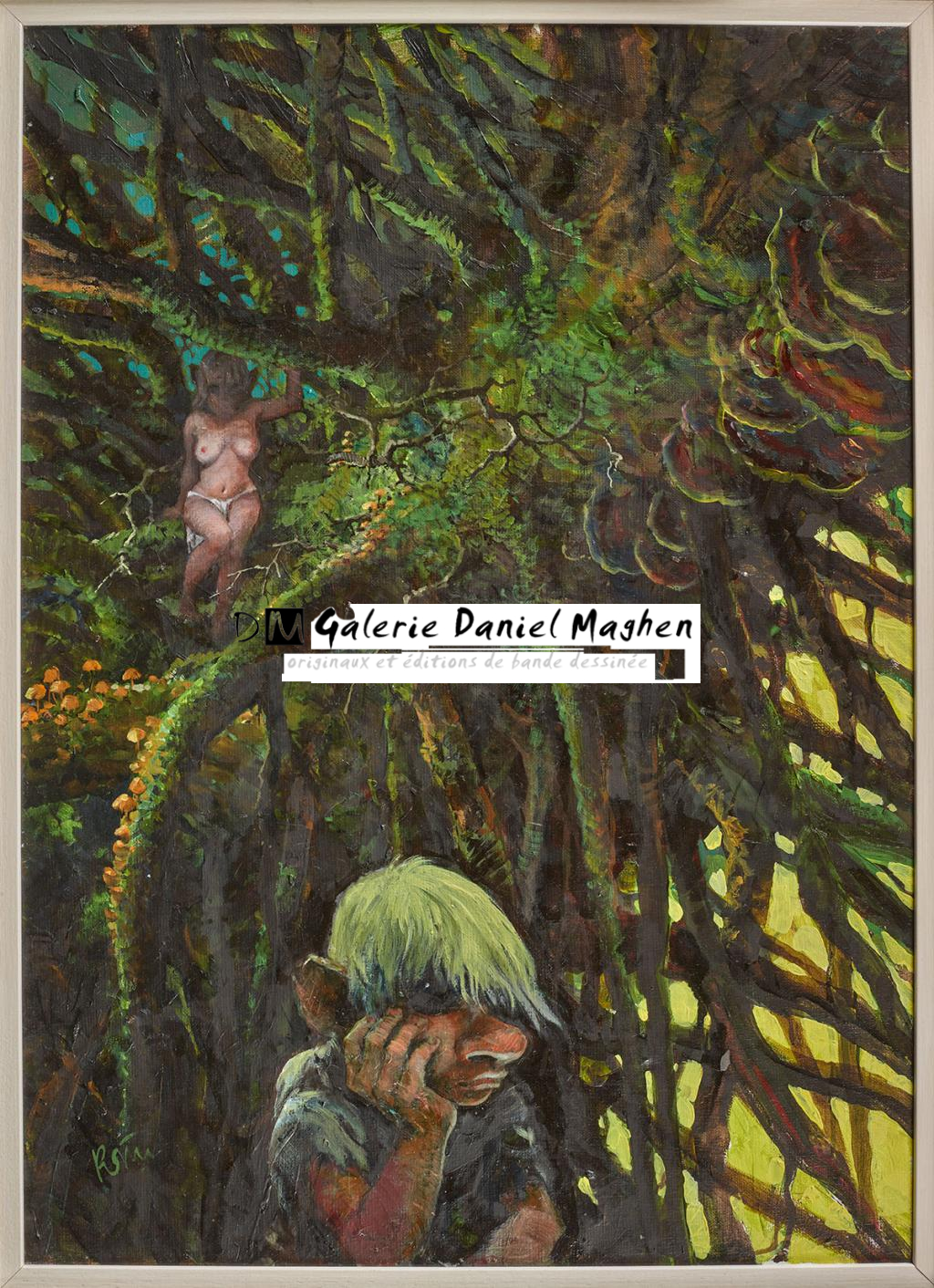 Couverture originale de la réédition du tome 2 - Grzegorz Rosinski - Huile sur toile - 5900