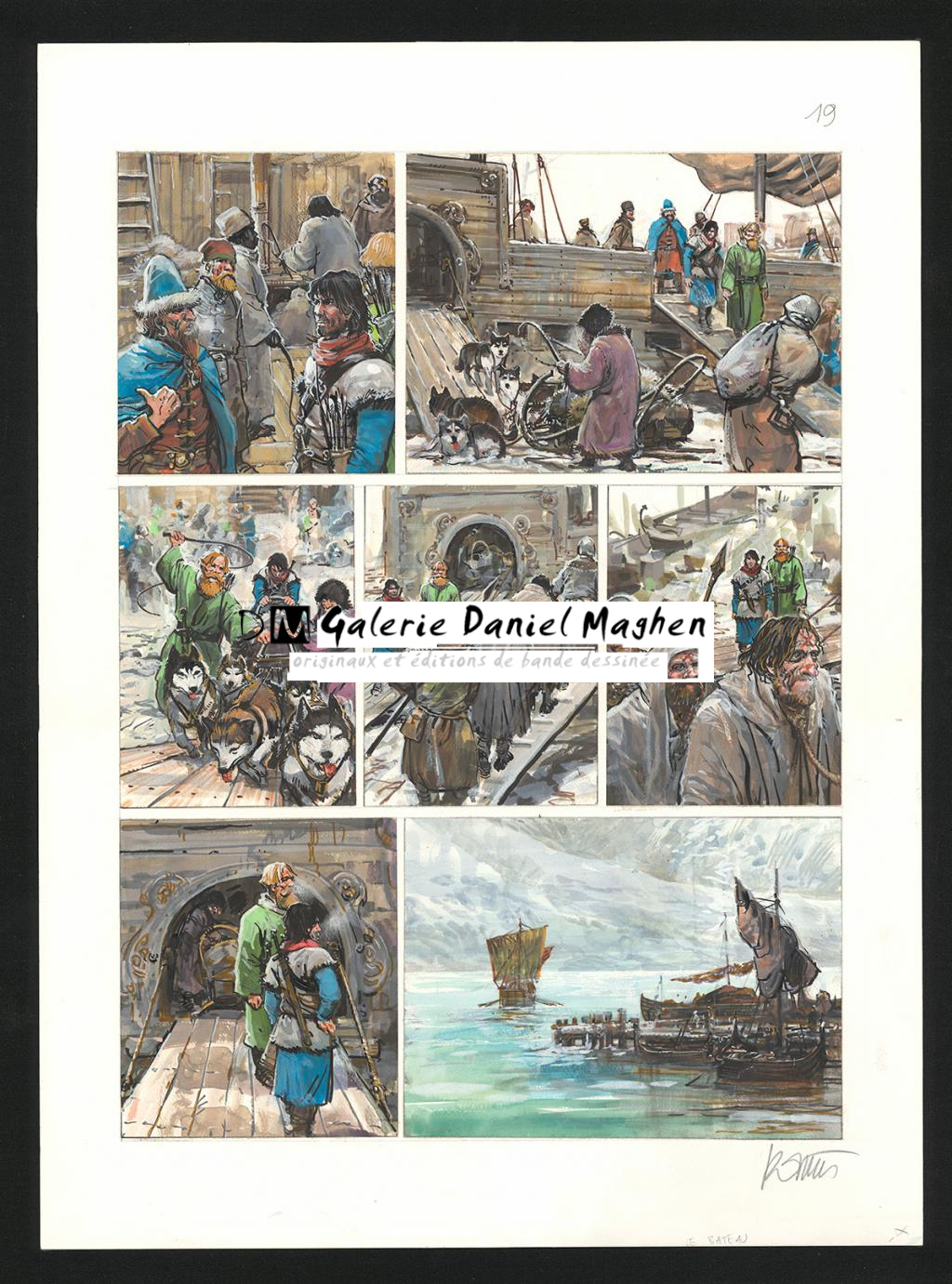 Planche originale n°19 - Grzegorz Rosinski - Technique mixte - 6017