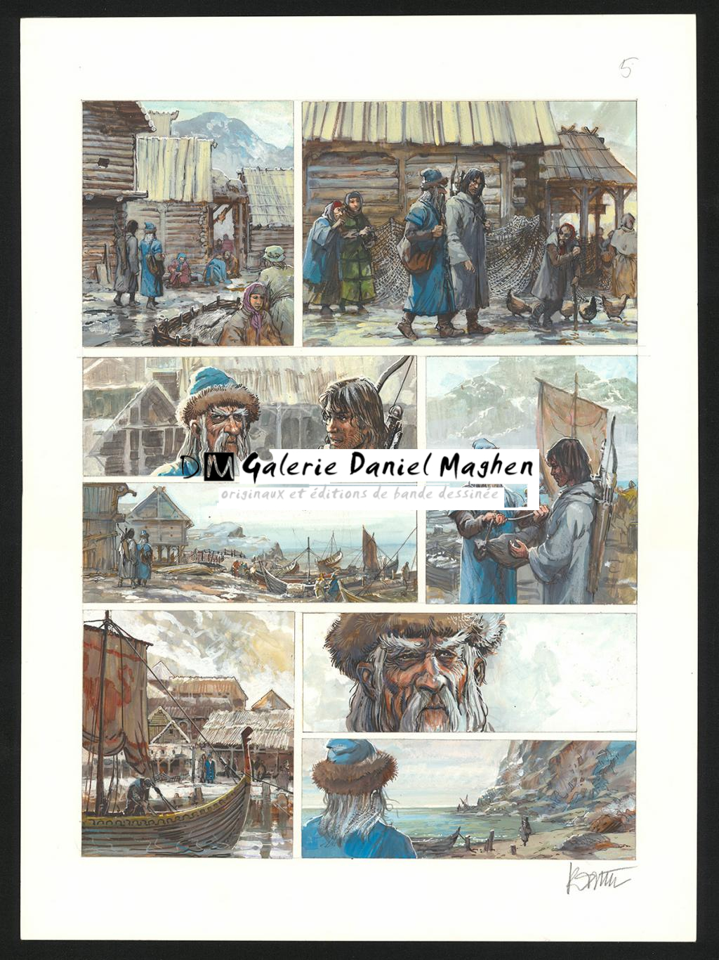 Planche originale n°5 - Grzegorz Rosinski - Technique mixte - 5899