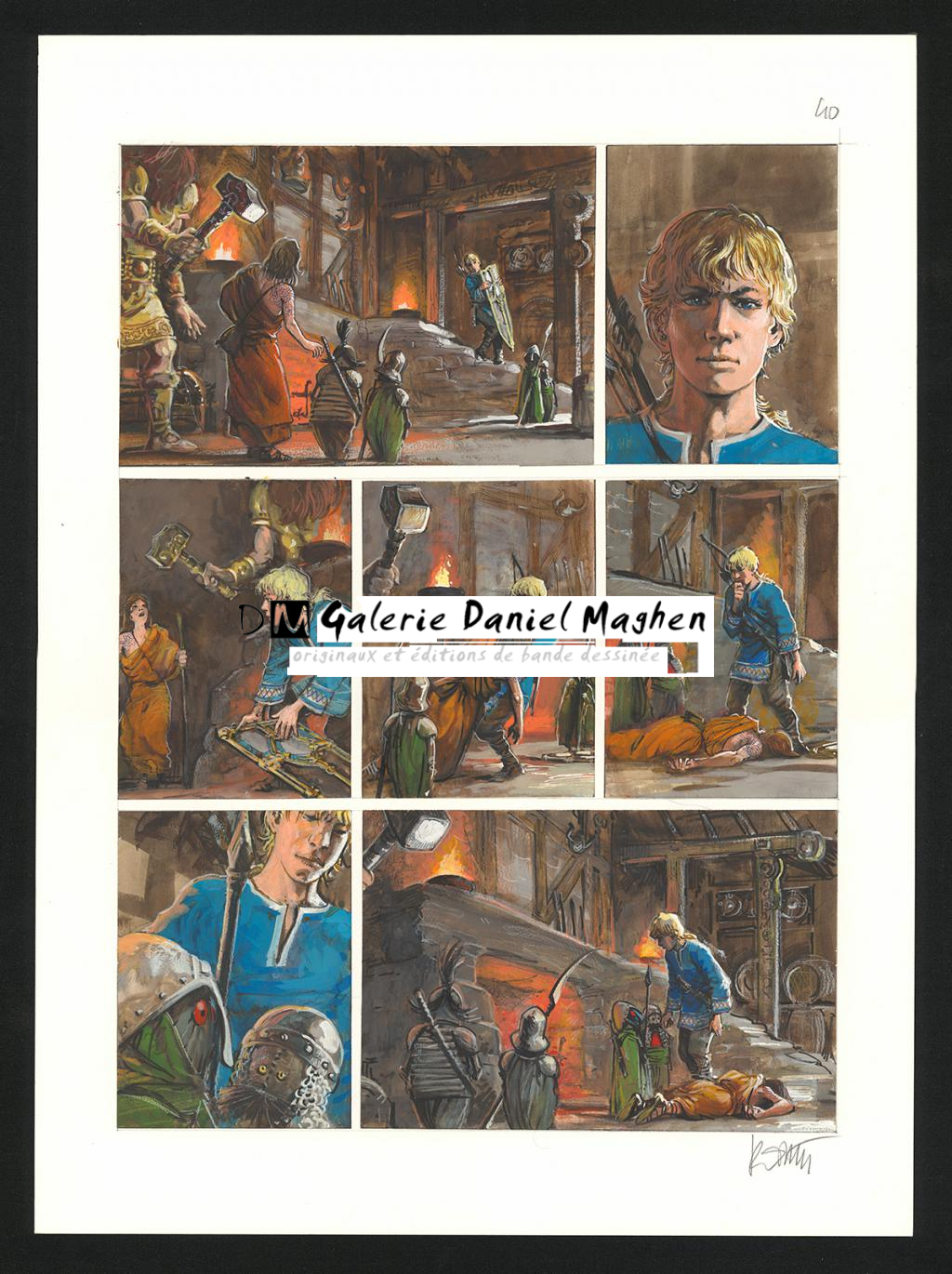 Planche originale n°40 - Grzegorz Rosinski - Technique mixte - 5898