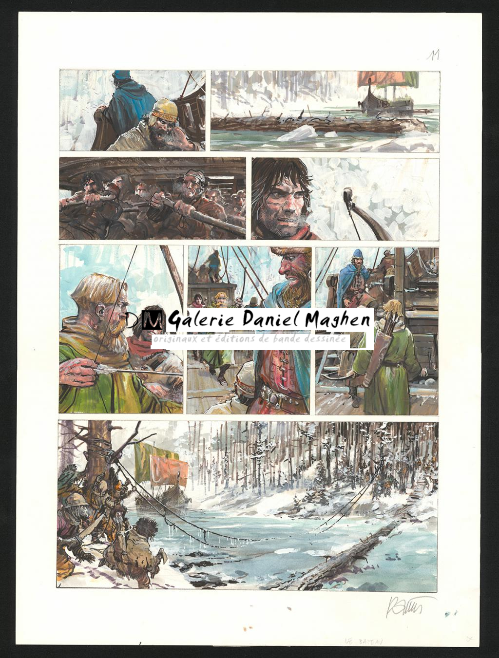 Planche originale n°11 - Grzegorz Rosinski - Technique mixte - 6015