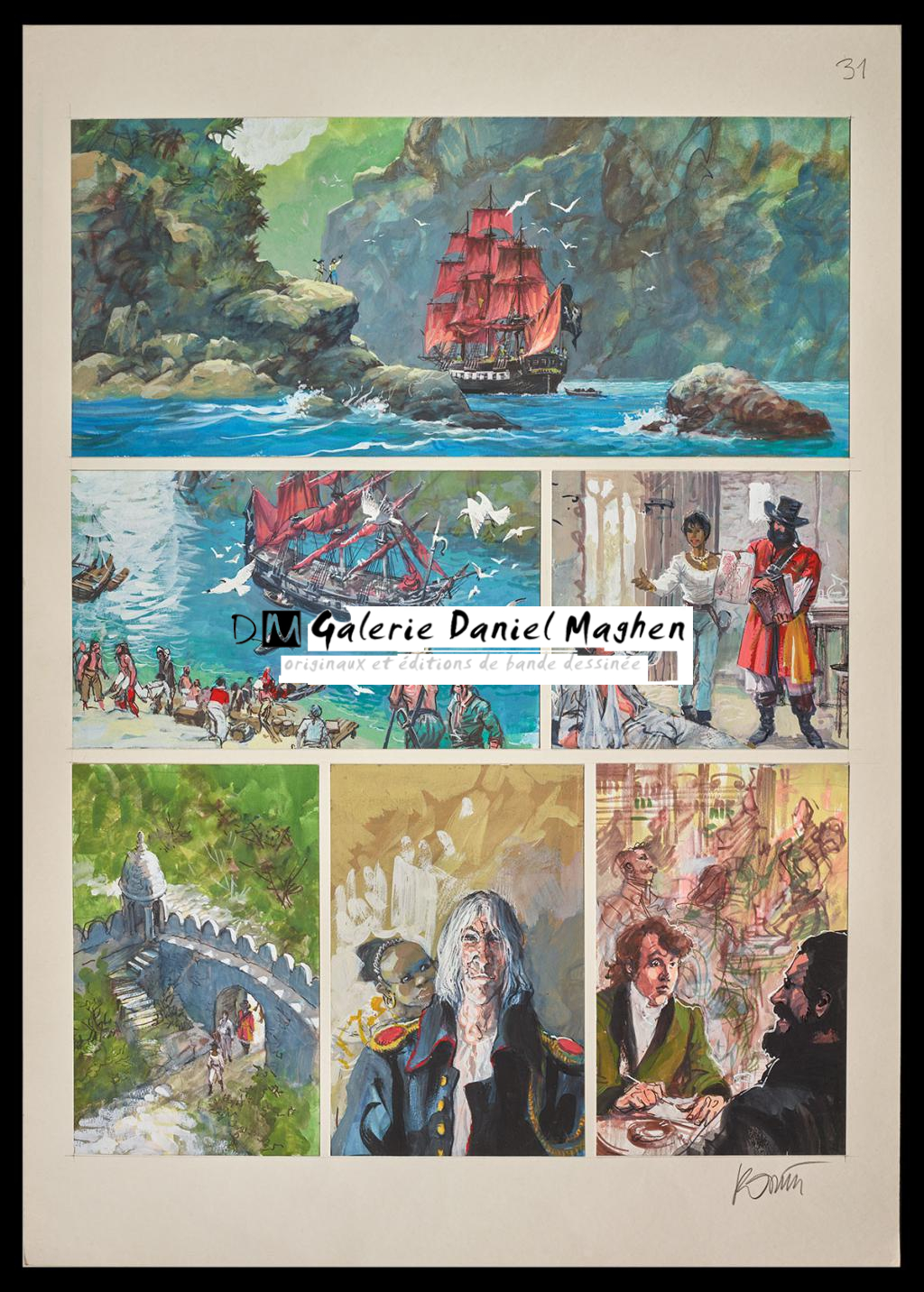 Planche originale 31 - Grzegorz Rosinski - Technique mixte - 6013