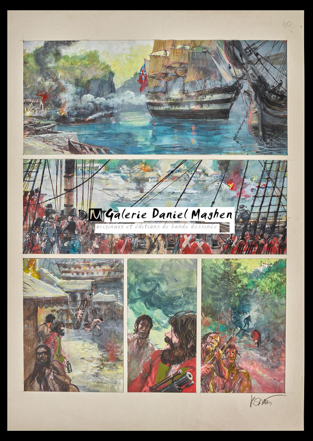 Planche originale 40 - Grzegorz Rosinski - Technique mixte - 6057