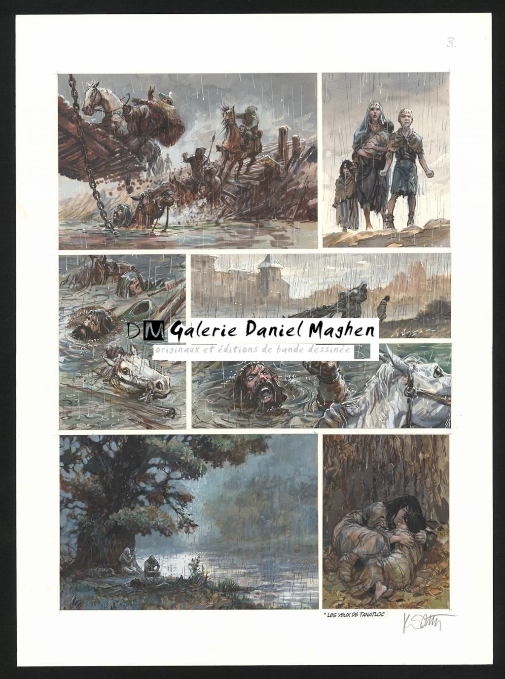 Planche originale n°3 - Grzegorz Rosinski - Technique mixte - 6023