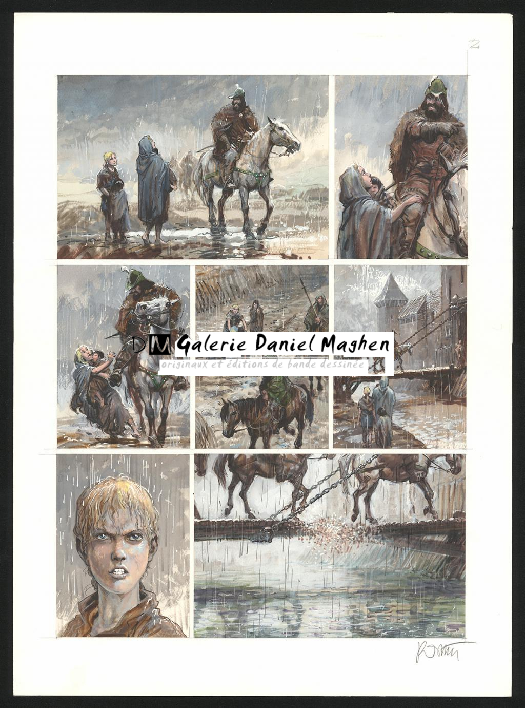 Planche originale n°2 - Grzegorz Rosinski - Technique mixte - 6024