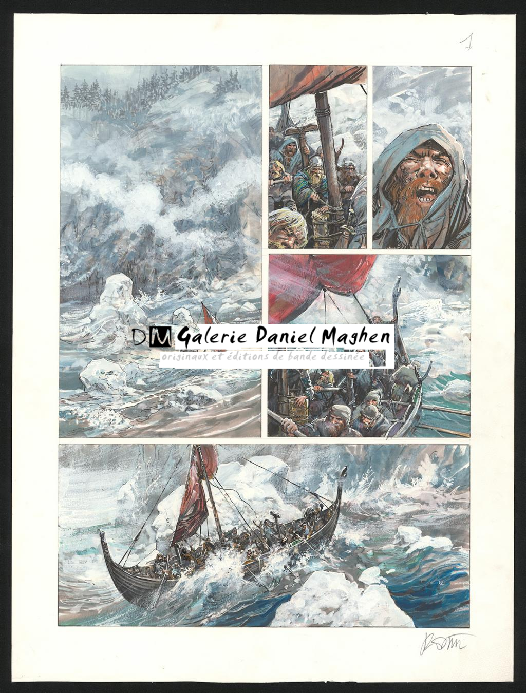 Planche originale n°1 - Grzegorz Rosinski - Technique mixte - 6025