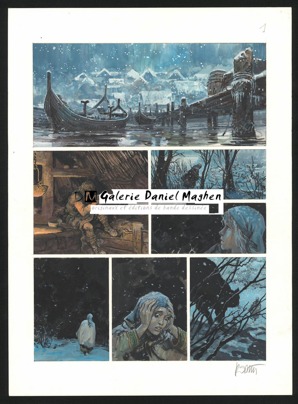 Planche originale n°1 - Grzegorz Rosinski - Technique mixte - 6026