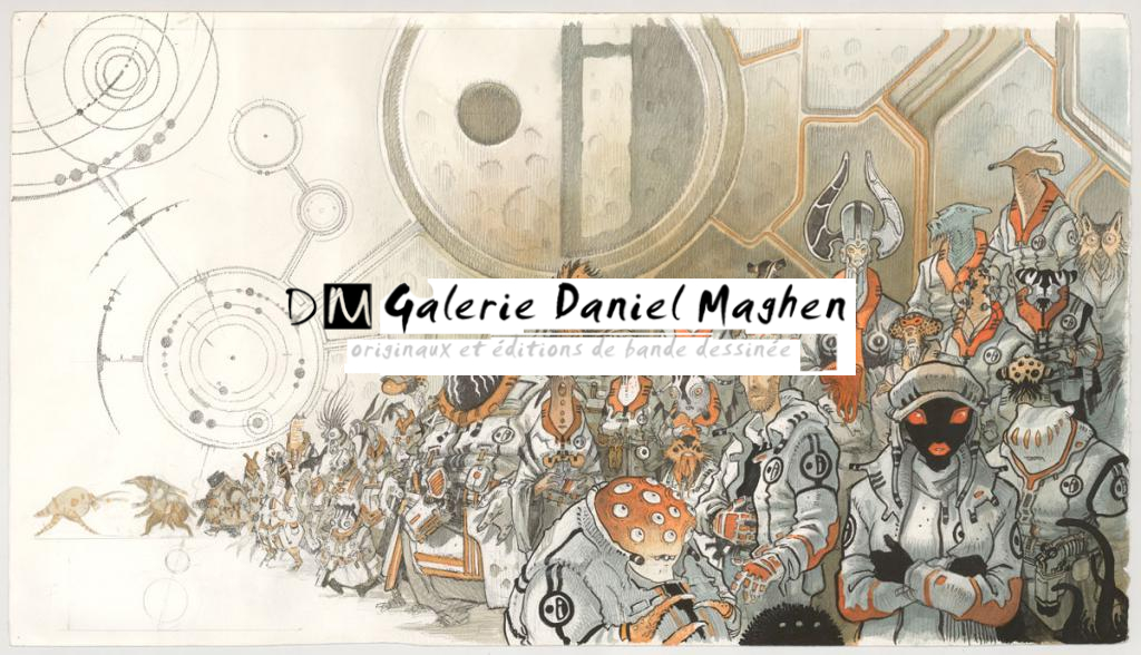 Couverture originale du tirage de tête des 2 premiers tomes - Serge Pellé - Encre acrylique, encre de Chine et crayon sur papi - 6248