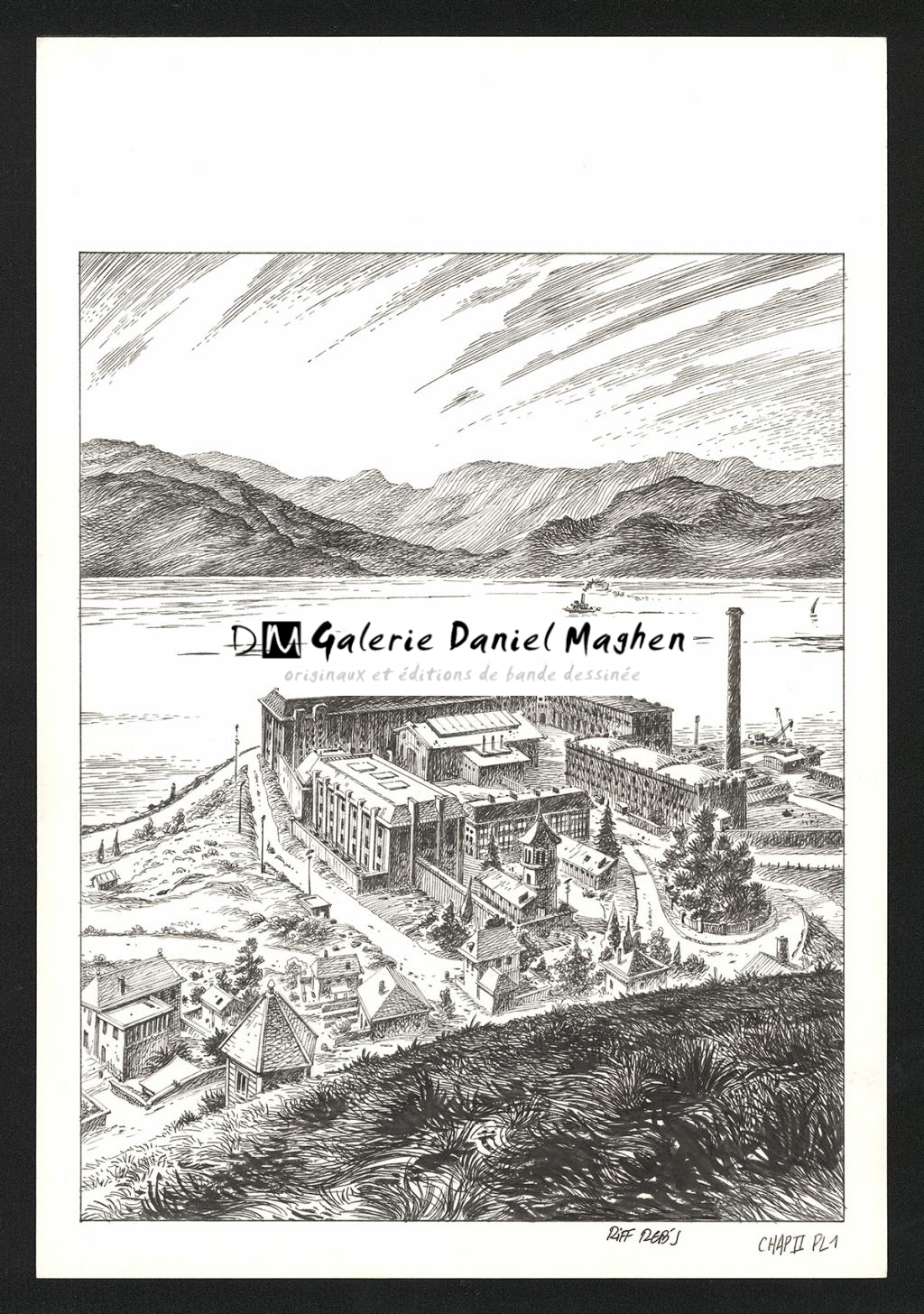 Planche originale n°1 du chapitre II - Riff Reb's - Encre de Chine et crayon sur papier - 6387