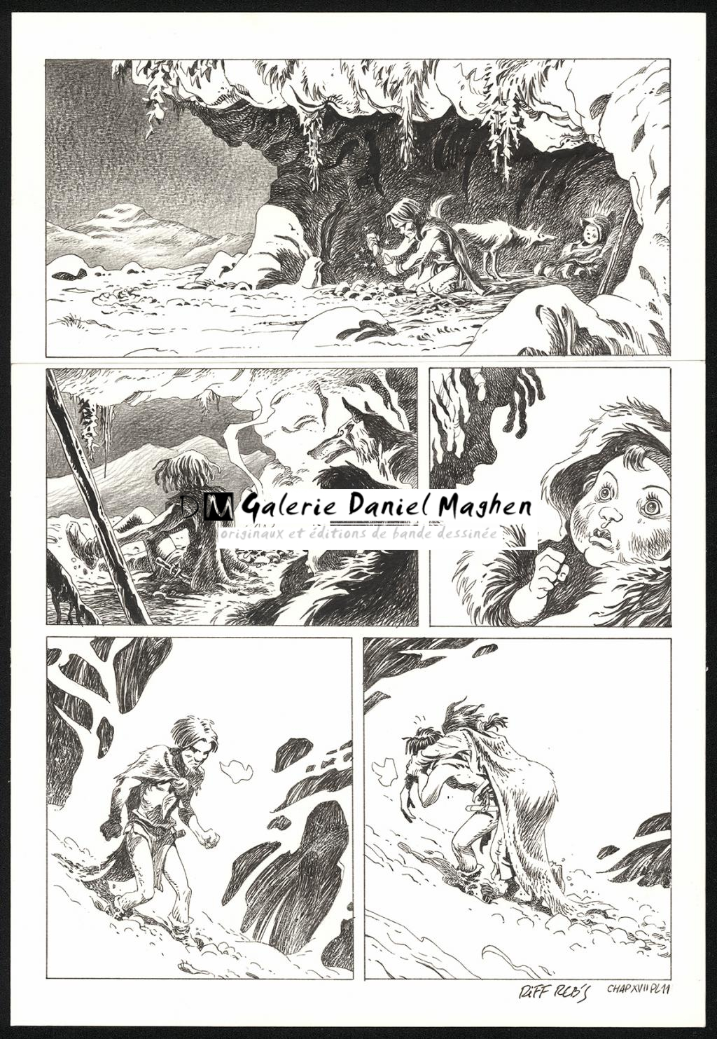 Planche originale n°11 du chapitre XVII - Riff Reb's - Encre de Chine et crayon sur papier - 6418