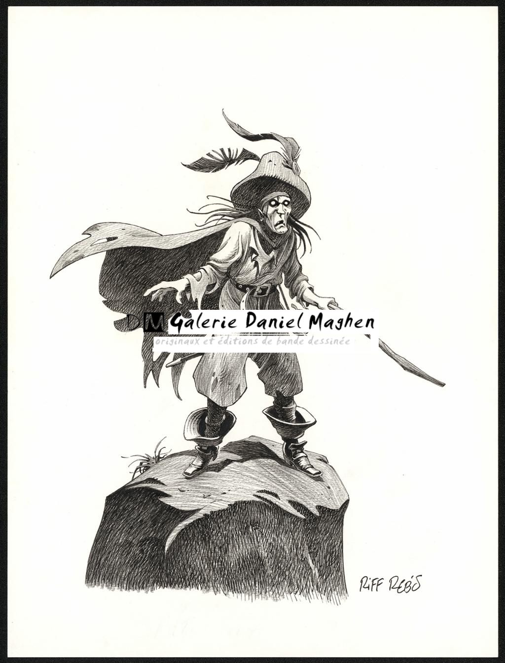 Illustration originale réalisée pour la couverture Admiral Guinéa aux éditions l'asiathèque - Riff Reb's - Encre de Chine et crayon sur papier - 6426