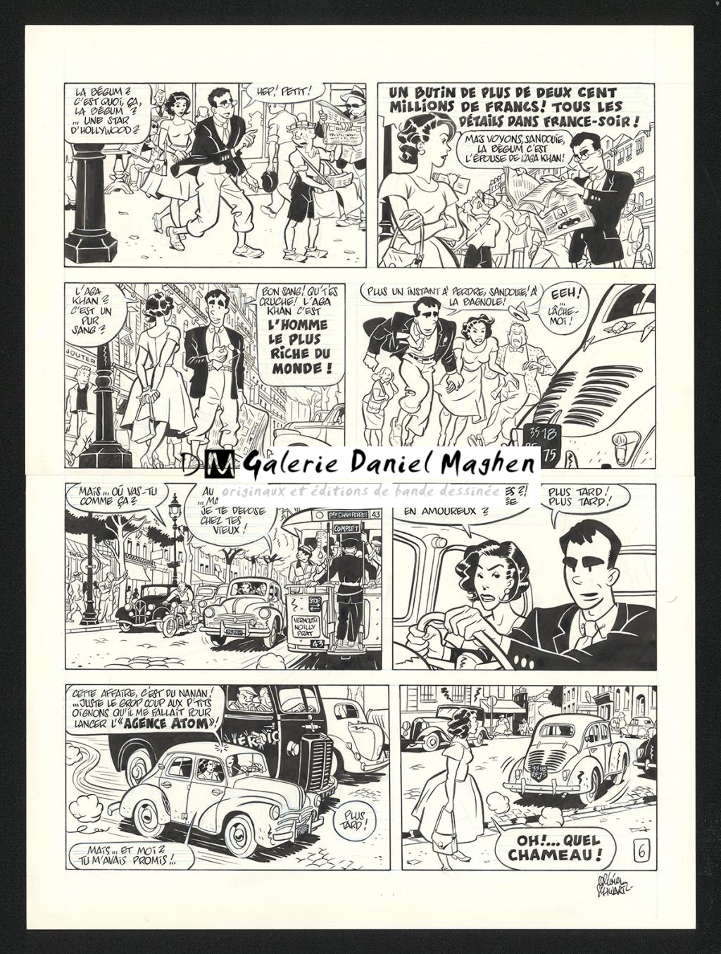 Planche originale n°6 - Olivier Schwartz - Encre de Chine sur papier - 6196