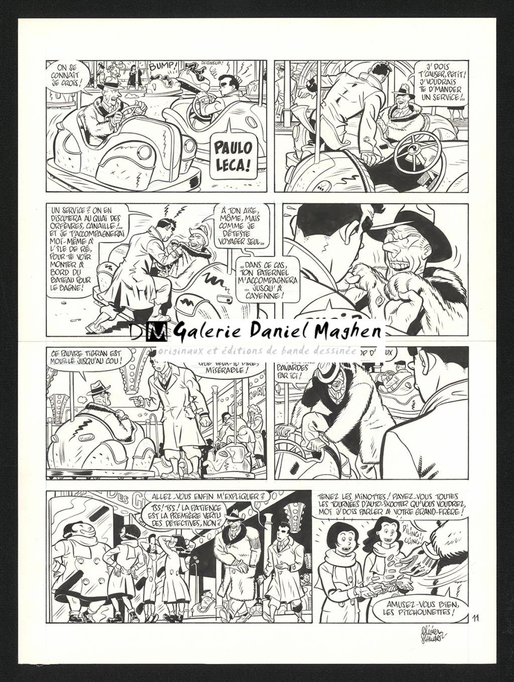 Planche originale n°11 - Olivier Schwartz - Encre de Chine sur papier - 6204