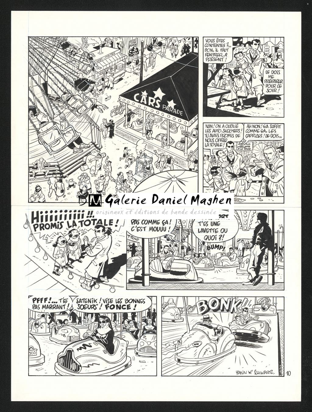 Planche originale n°10 - Olivier Schwartz - Encre de Chine sur papier - 6566