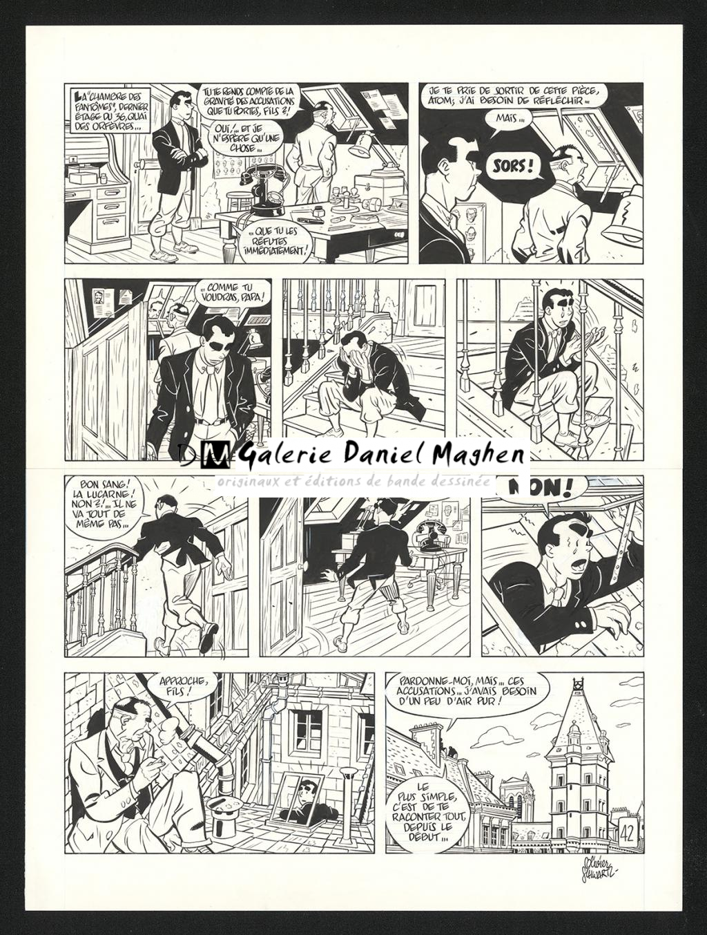 Planche originale n°42 - Olivier Schwartz - Encre de Chine sur papier - 6210