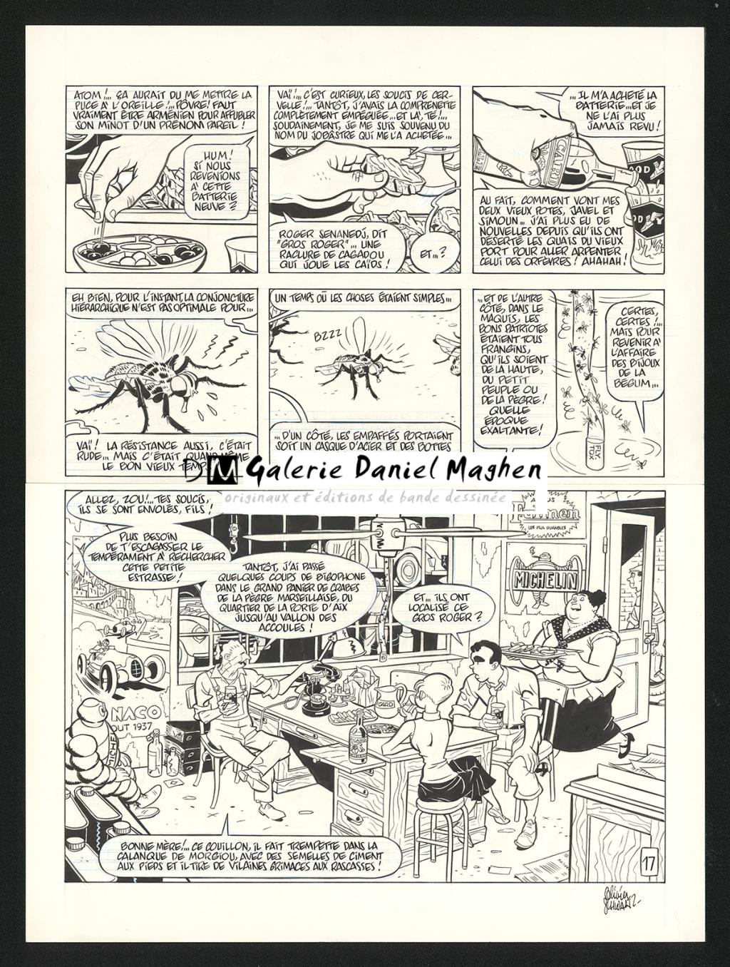 Planche originale n°17 - Olivier Schwartz - Encre de Chine sur papier - 6214