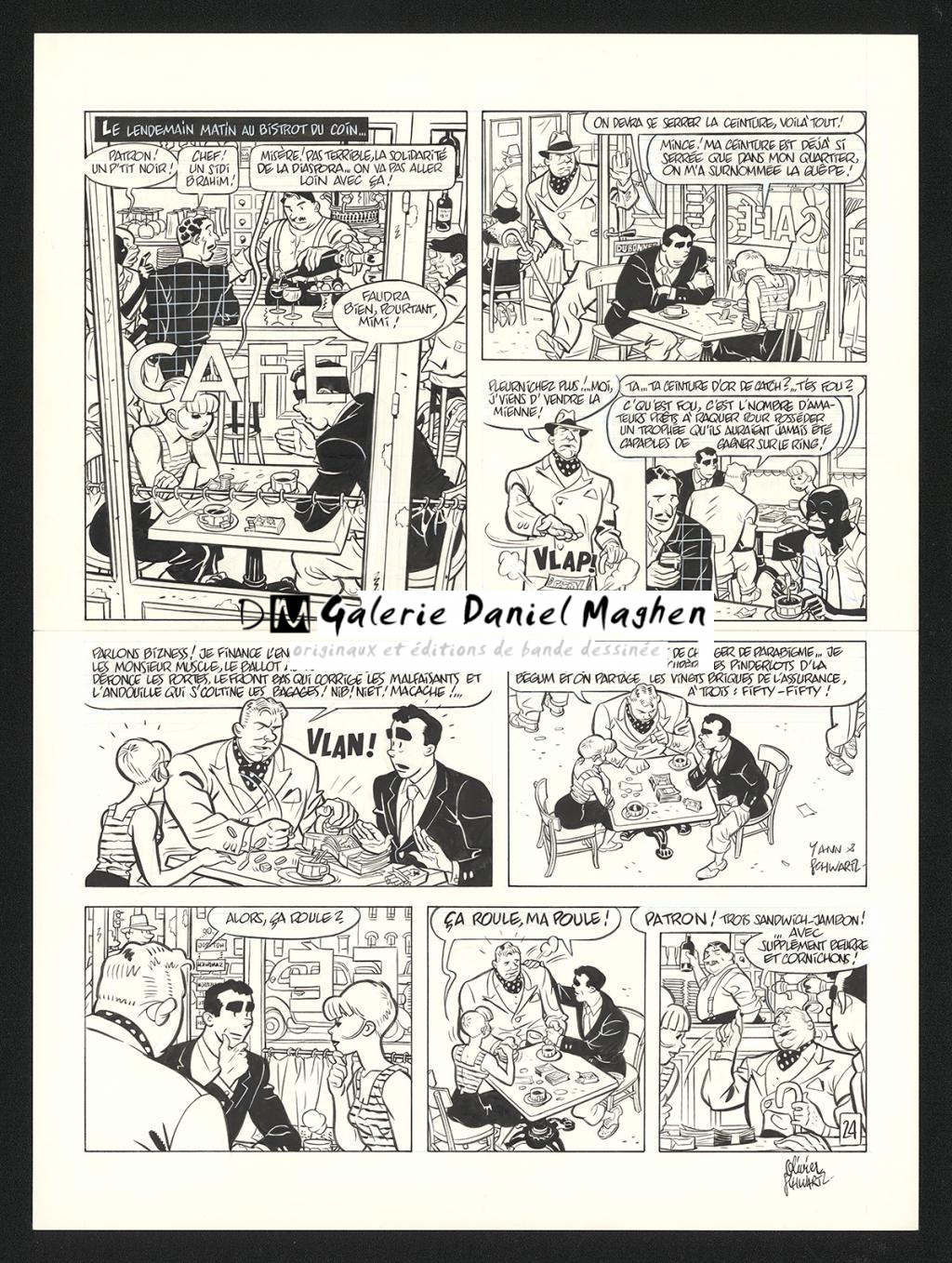 Planche originale n°24 - Olivier Schwartz - Encre de Chine sur papier - 6218