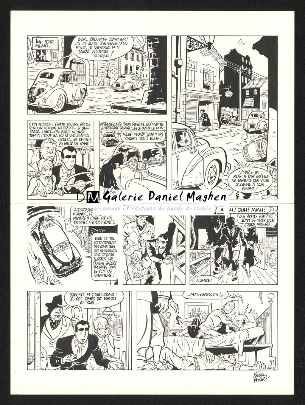 Planche originale n°31 - Olivier Schwartz - Encre de Chine sur papier - 6574