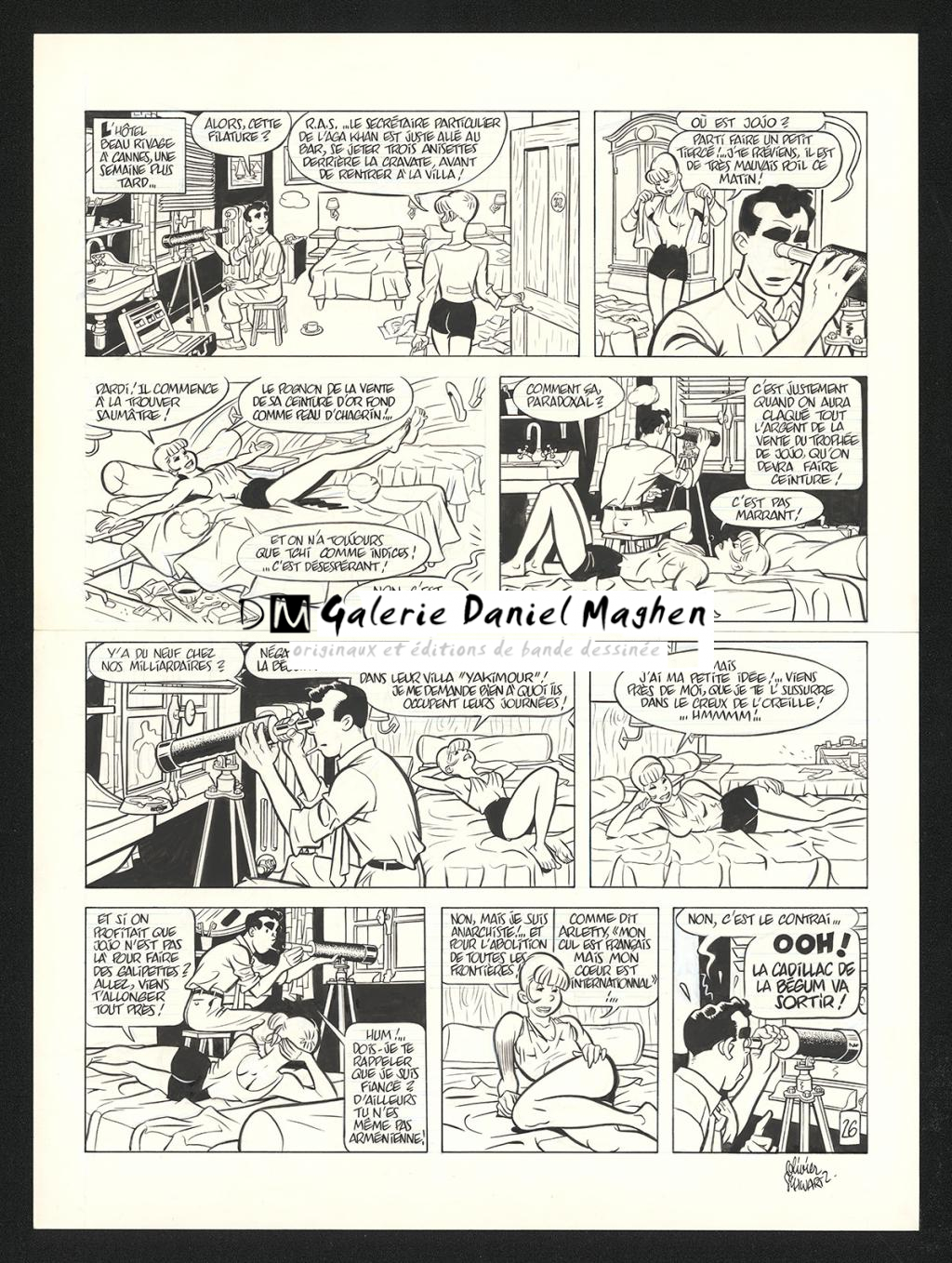 Planche originale n°26 - Olivier Schwartz - Encre de Chine sur papier - 6219