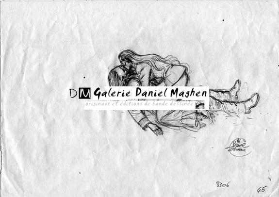 Amoureux s'enlaçant - Michel Blanc-Dumont - 214