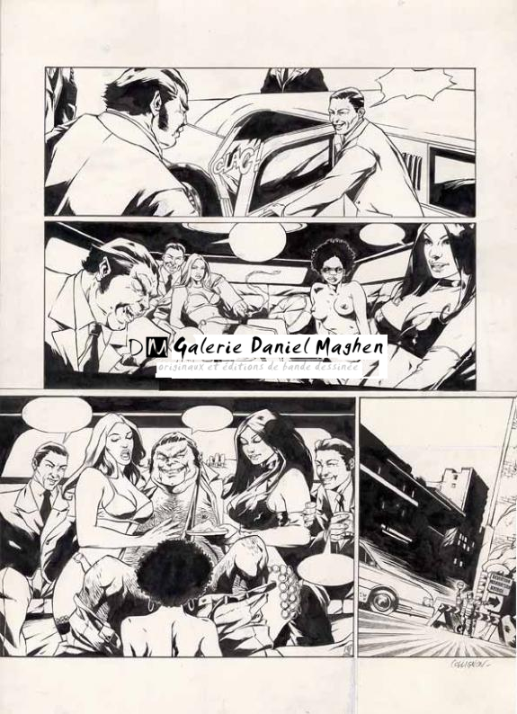 p09 + bleu - Stéphane Collignon - Encre de Chine - 185