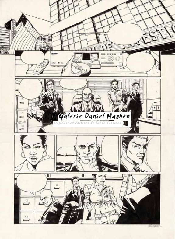 p41 + bleu - Stéphane Collignon - Encre de Chine - 183