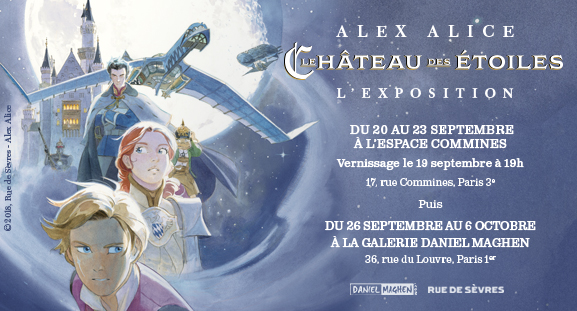 Exposition Alex Alice – Le Château des étoiles, du 20 au 23 septembre 2018 à l Espace commines Exposition Alex Alice – Le Château des étoiles, du 20 au 23 septembre 2018 à l Espace commines