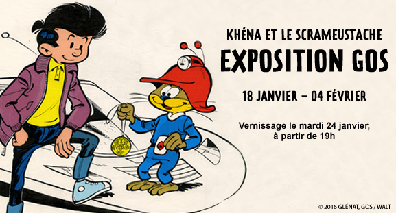 Exposition Gos - Khéna et le Scrameustache - du 18 janvier au 04 février 2017 Exposition Gos - Khéna et le Scrameustache - du 18 janvier au 04 février 2017