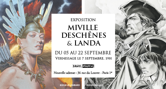 Exposition Miville-Deschênes et Landa, du 5 au 22 septembre 2018 Exposition Miville-Deschênes et Landa, du 5 au 22 septembre 2018