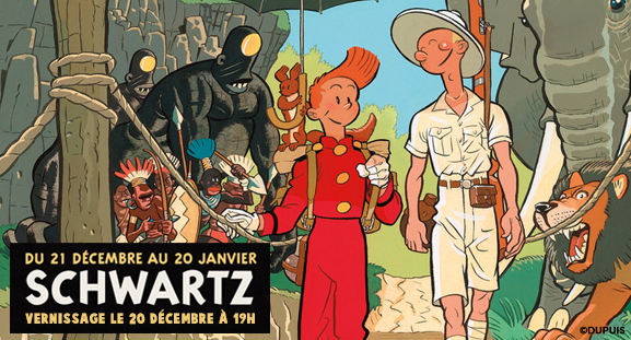 Exposition Spirou et Fantasio pa Olivier Schwartz - Du 21 décembre au 20 janvier 2018 Exposition Spirou et Fantasio pa Olivier Schwartz - Du 21 décembre au 20 janvier 2018