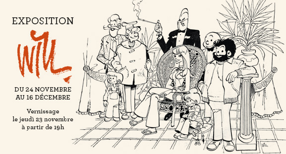 Exposition Will - Du 24 novembre au 16 décembre 2017 à la galerie Daniel Maghen Exposition Will - Du 24 novembre au 16 décembre 2017 à la galerie Daniel Maghen